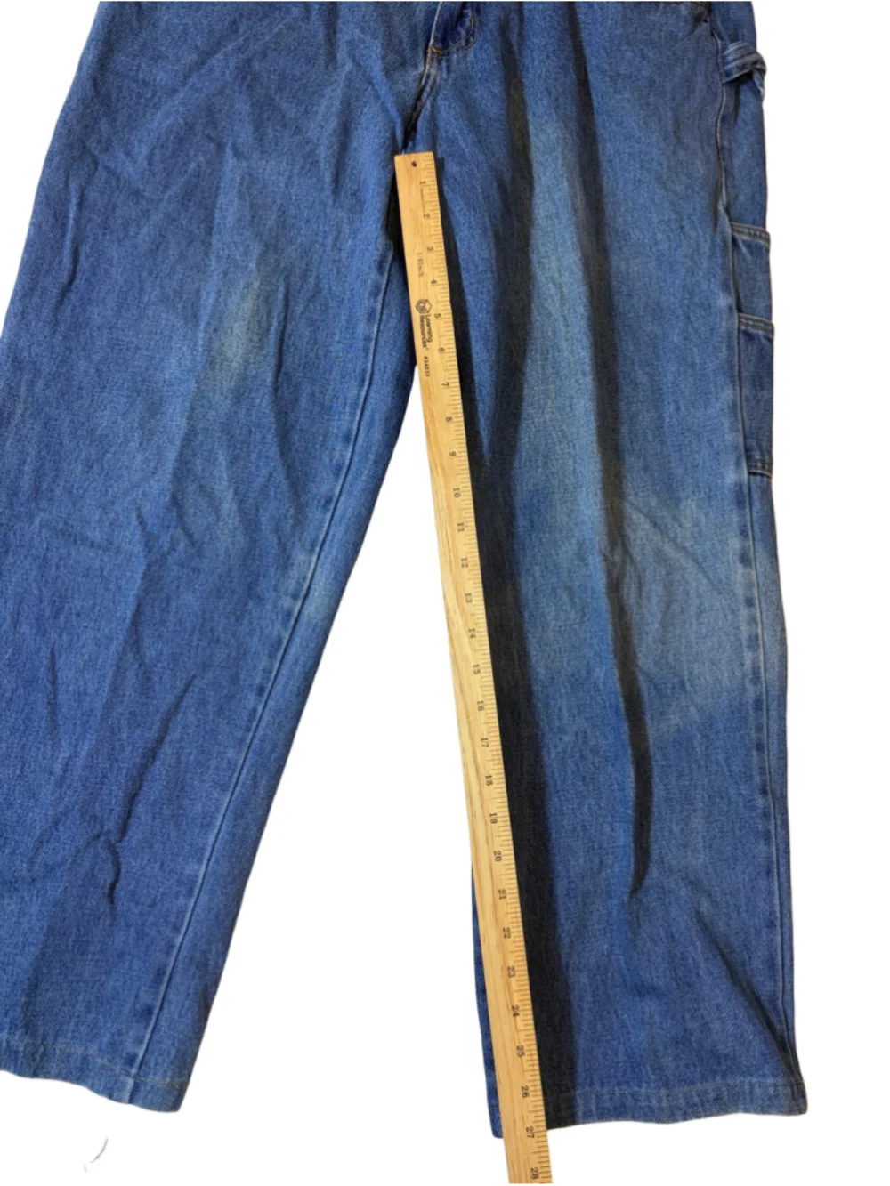 Vintage Guess Jeans USA Made Carpenter Denim Baggy Workwear Size 36